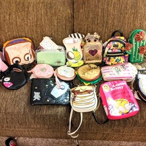 Betsey Johnson purses.